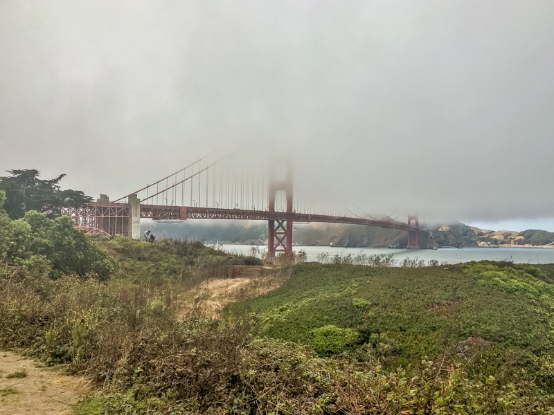 Golden Gate Bridge in San Francisco.